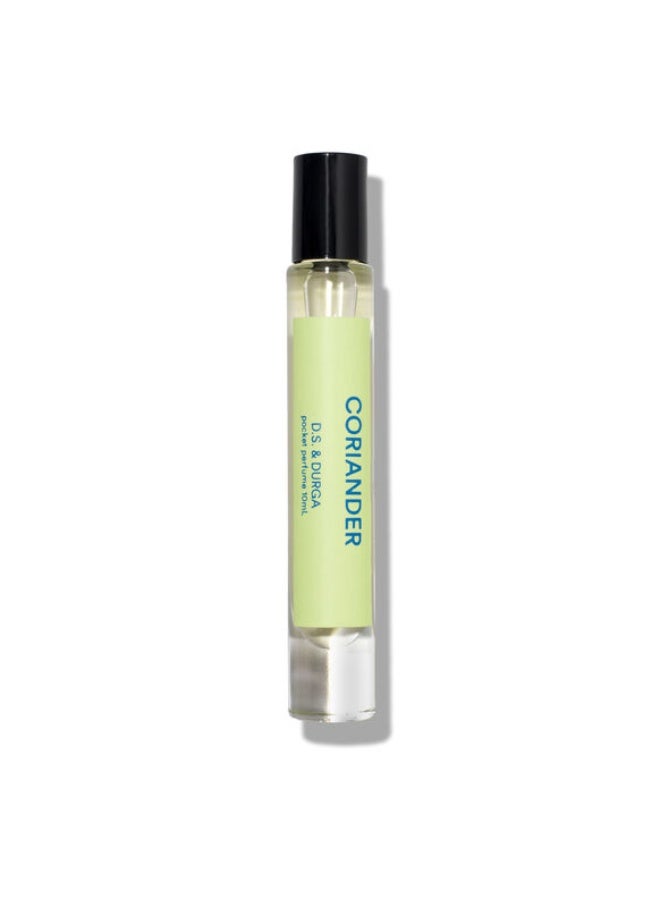D.S. & DURGA Coriander Rollerball  10ML - Image 1